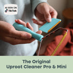 Uproot Clean Pro removing fur from a carpet