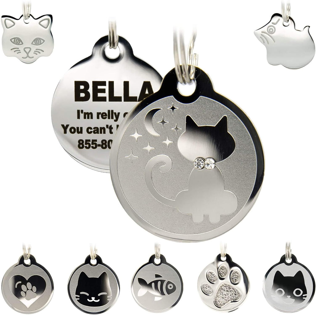 Small animal ID tag highlighting smooth polished edges