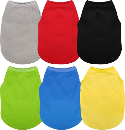 Upgrade Your Pup's Wardrobe: Sleek Solid-Colored Dog Shirt Tank Top, Perfect for Small to Medium Dogs, Offering Simple Style and Comfort Black M - Image 13