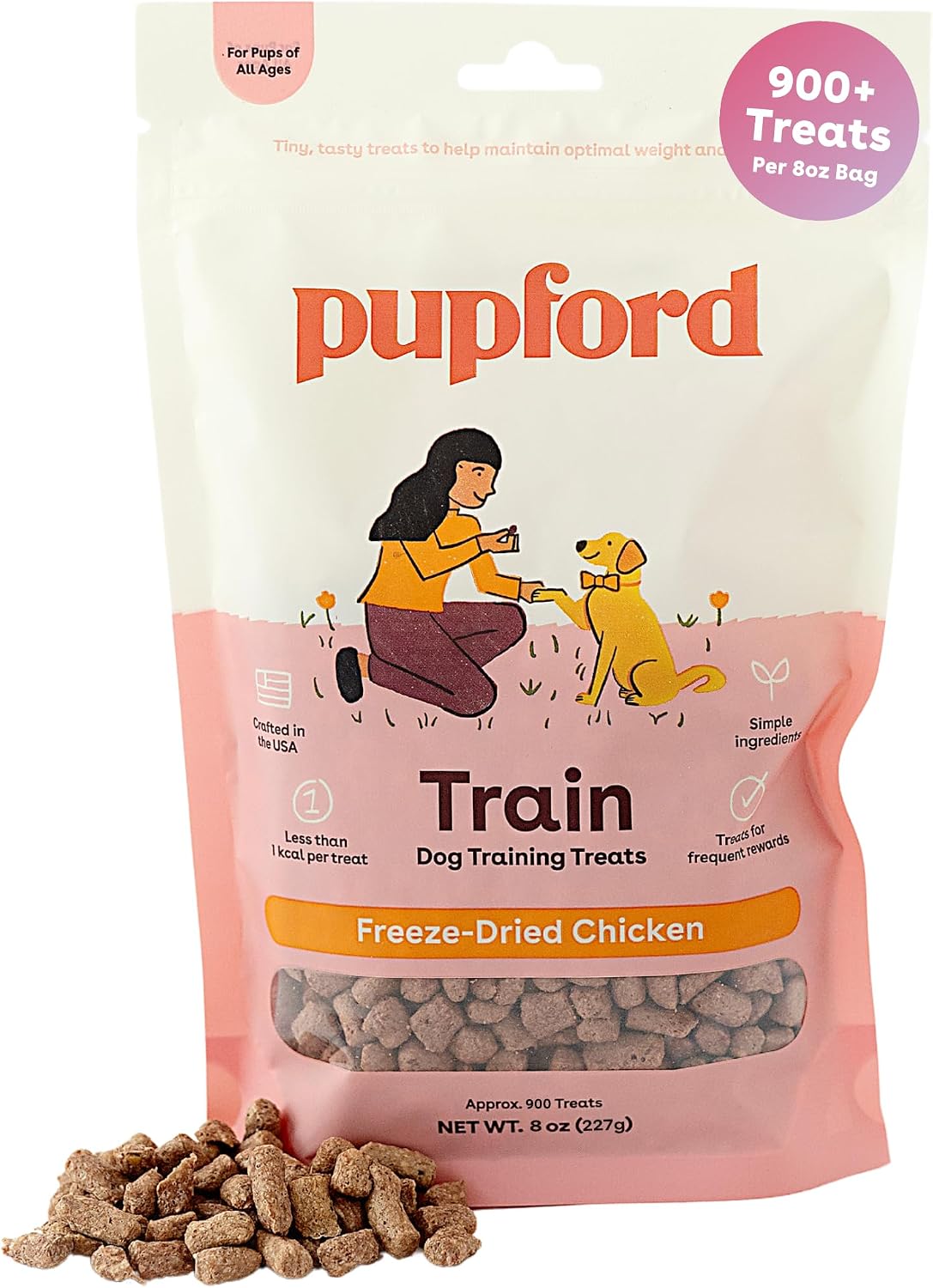 Pupford Freeze Dried Training Treats for Dogs & Puppies, 475+ Three Ingredient Bites (Beef Liver, 4 oz) - Image 10