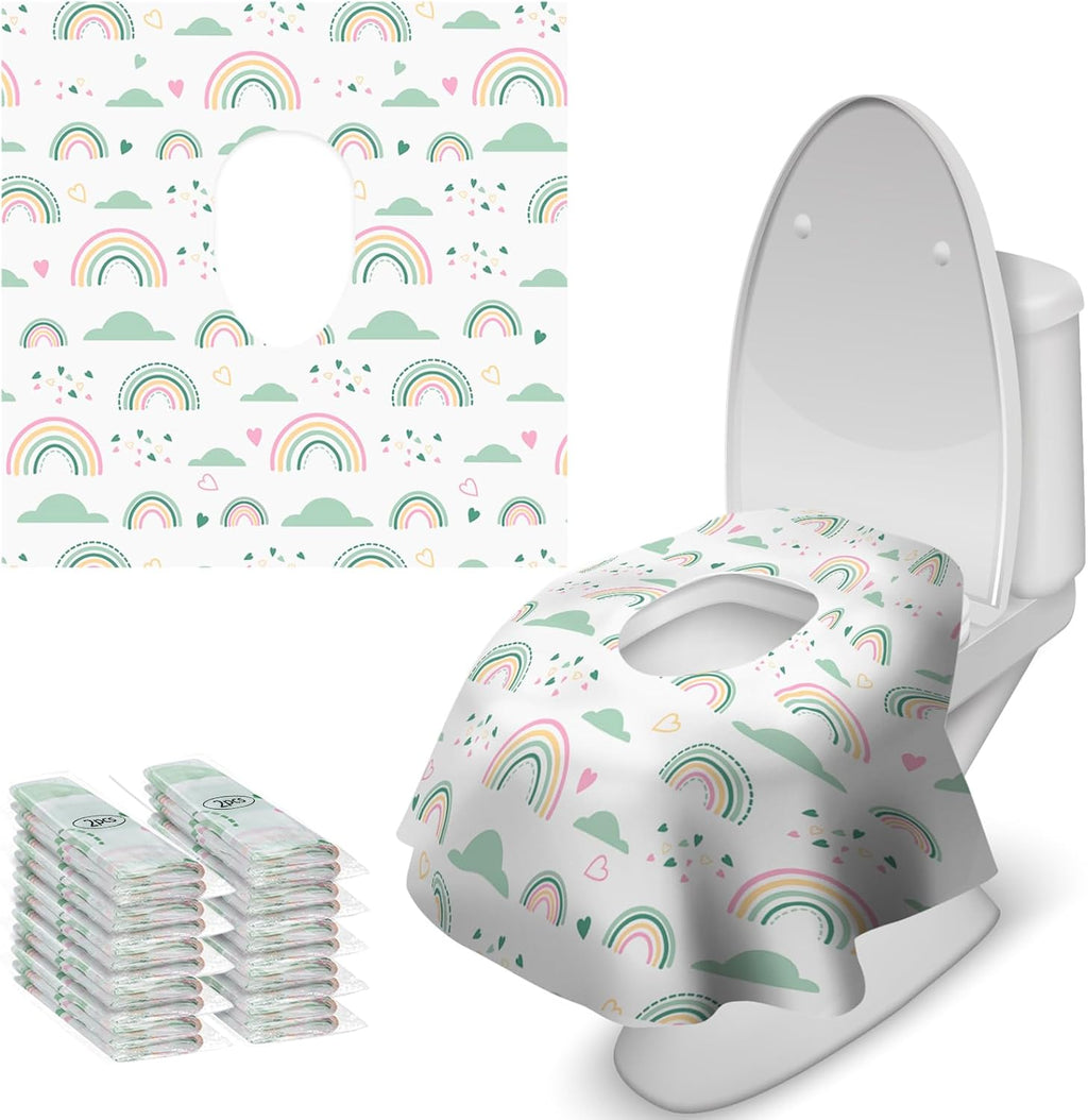 Blissful Diary disposable toilet seat covers 20 count front package view