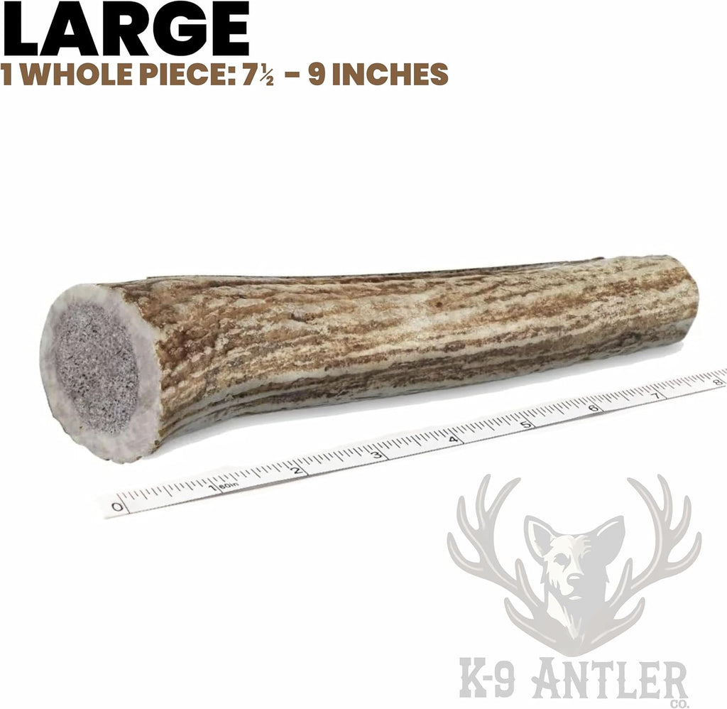 Natural USA sourced deer antler chew for aggressive dogs