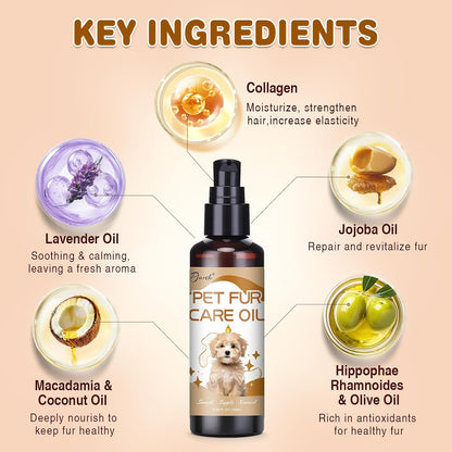 GJYC PET Pjordo leave in pet conditioner oil for detangling cat fur