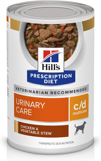 Hill's Prescription Diet c/d Multicare Urinary Care Wet Dog Food, Chicken, 13 oz. Cans, 12-Pack - Image 15