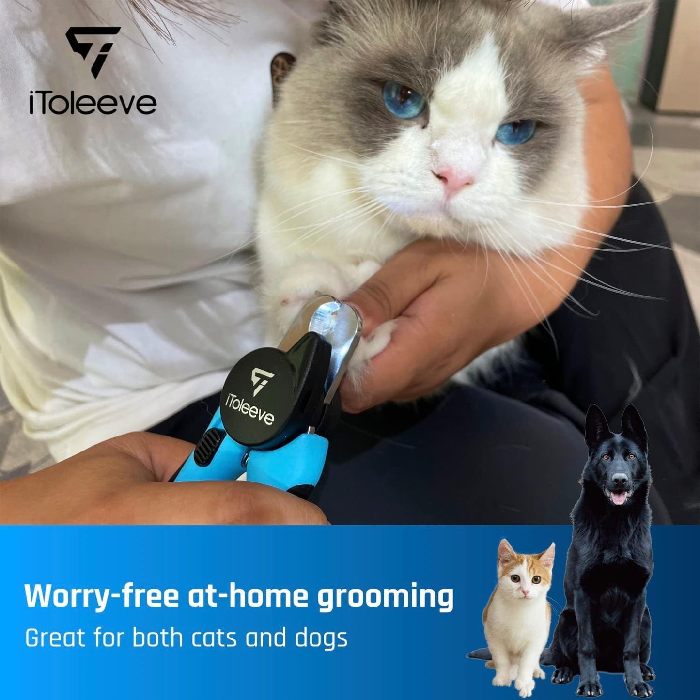 Itoleeve pet grooming tool in retail packaging