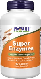 NOW Supplements, Super Enzymes, Formulated with Bromelain, Ox Bile, Pancreatin and Papain, Super Enzymes,90 Capsules - Image 9