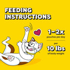 Owner feeding cat Temptations puree by hand
