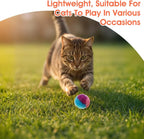 Lightweight plush cat toy balls designed for quiet indoor exercise and safe kitten teething.