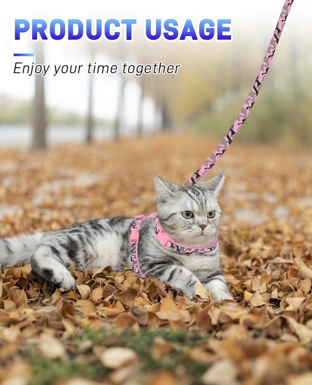 Gaahkai pet supplies packaging for cat harness set