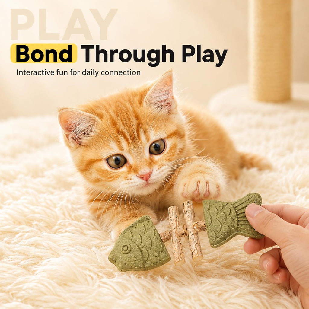 Generic cat dental health toy for indoor kittens