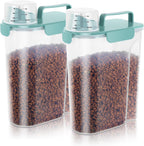 LEAWALK 5-7Lbs Dog Cat Food Storage Container with Upgraded Large Nozzle BPA-free, 4 Snap Seals Plastic Pet Food Storage Containers with Handles are Easy to Clean and Carry - Image 14