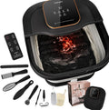 Fofojoy collapsible foot spa bath front view with digital control panel
