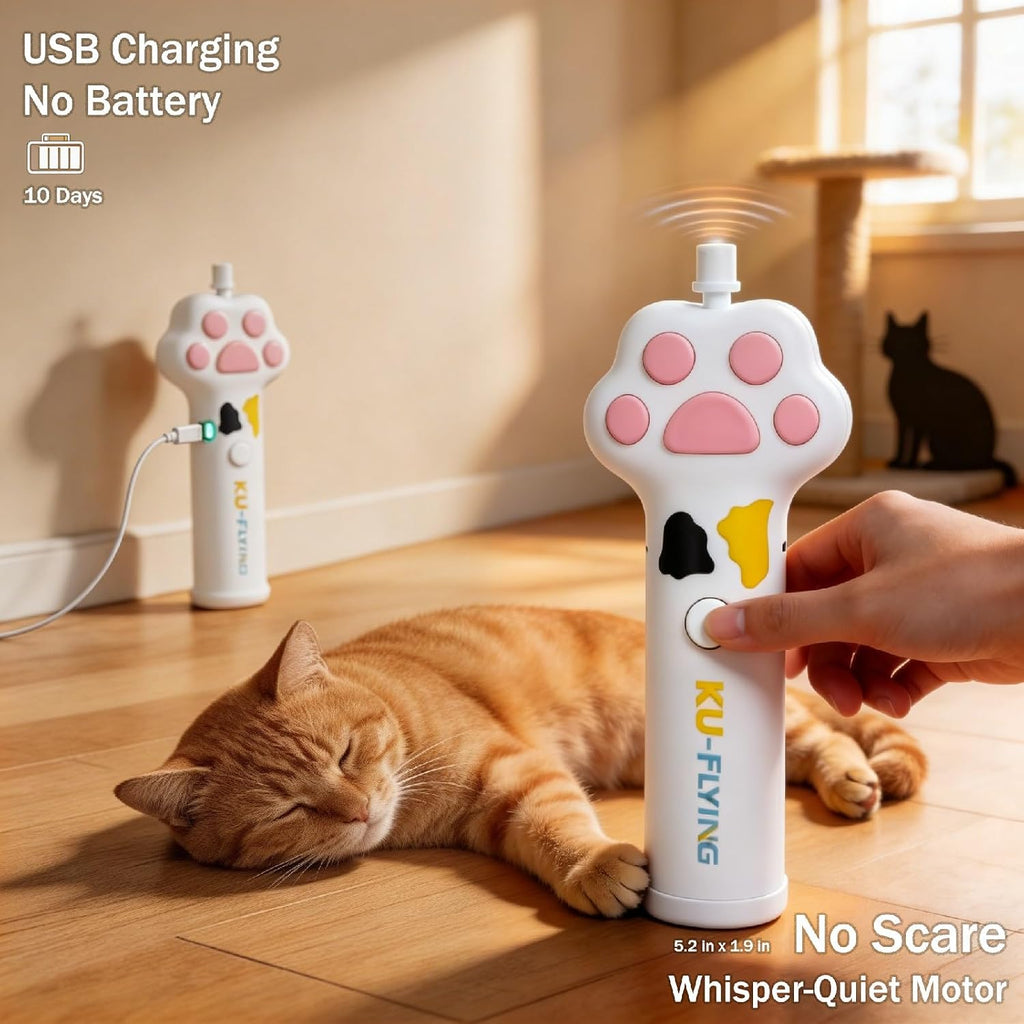 Premium USA imported automatic pet exercise disc shooter set with USB charging cable