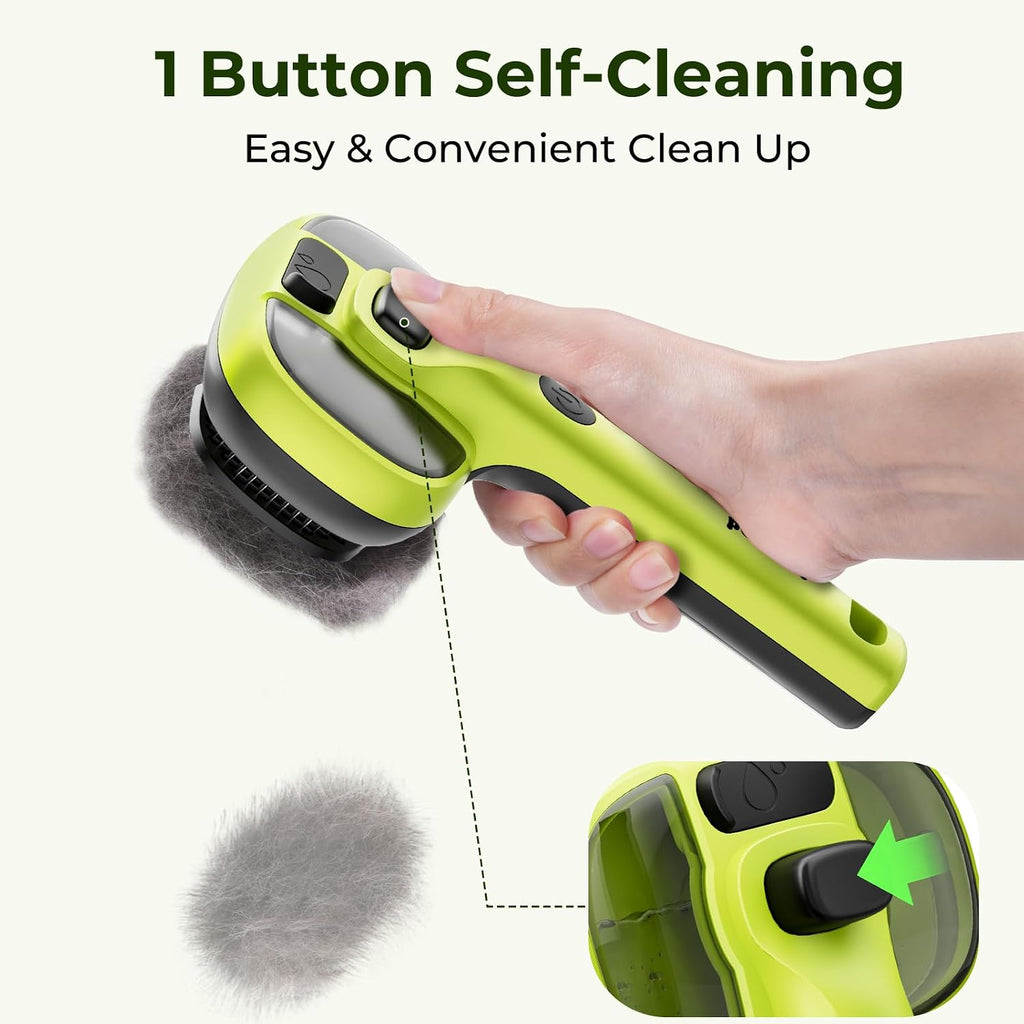 Pecute steam cat brush transparent water tank capacity demonstration