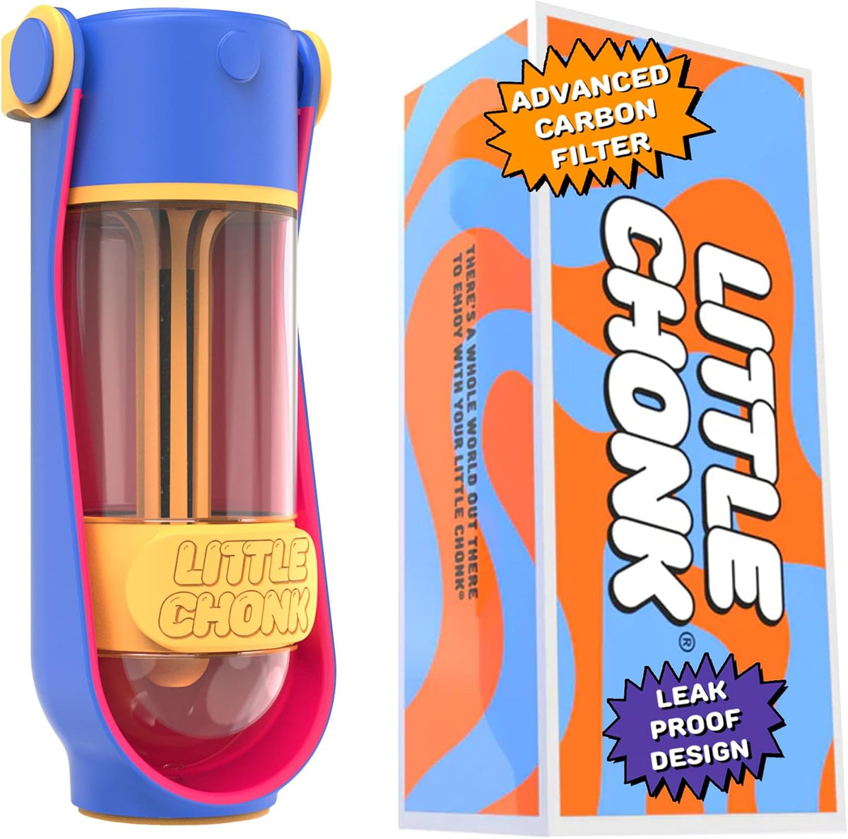 Lil Gulp Dog Water Bottle | Advanced Carbon Filtration for Safe Filtered Water on The Go | BPA-Free Leak-Proof Portable Dog Travel Water Bottle with Retractable Water Spout 15 Fl oz - Cotton Candy - Image 9