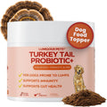 Lumiqour Pets Turkey Tail Mushroom Powder jar front view for dog immune care