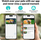 SnapBud AI NanoPet camera packaging box with dual-band Wi-Fi logos and product specifications displayed.