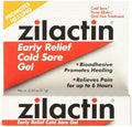 Ever Ready First Aid Zilactin Early Relief Cold Sore Medicated Gel pack of two front view