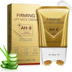 Peaq Skin AH-8 Firming Lifting Neck Cream front view of tube and box packaging