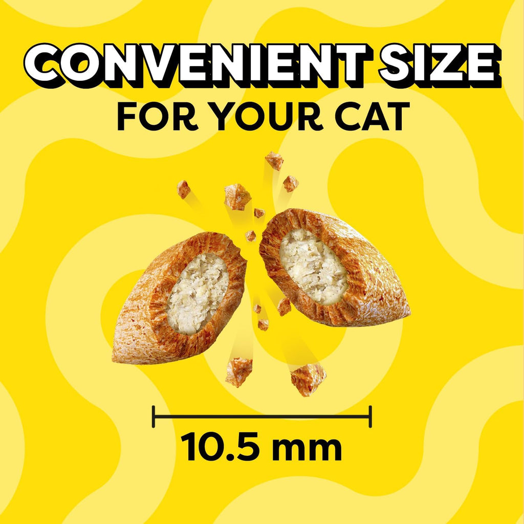 Temptations Cat Treats Classic Crunchy and Soft Cat Treats, Tempting Tuna Flavor, 16 oz. Tub - Image 9