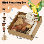ZooVibe parakeet enrichment toy details