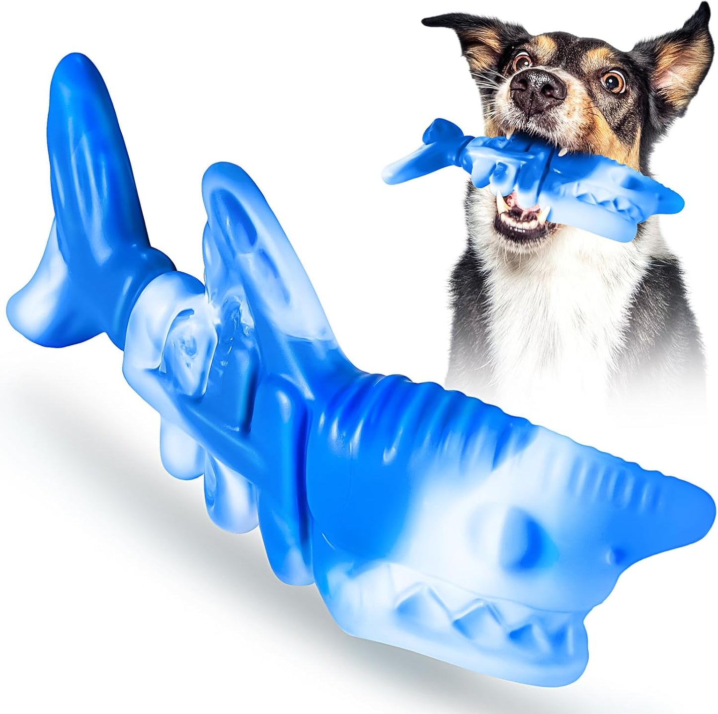 PETSTA Indestructible Dog Toys for Aggressive Chewers, Extreme Tough Toys for Large Dogs, Real Beef Flavored, Dog Bone for Medium/Large Dogs Breed, Gifts for Dogs - Image 9
