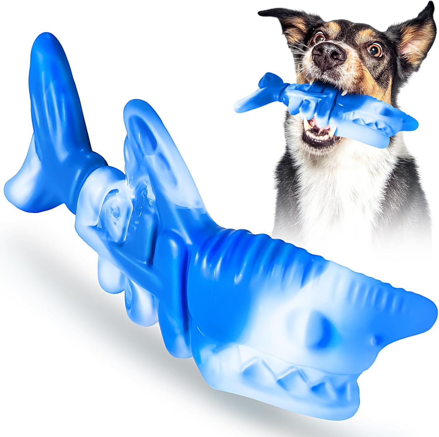 PETSTA Indestructible Dog Toys for Aggressive Chewers, Extreme Tough Toys for Large Dogs, Real Beef Flavored, Dog Bone for Medium/Large Dogs Breed, Gifts for Dogs - Image 9