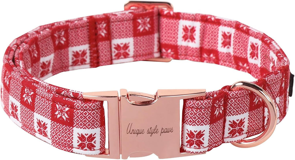 Unique Style Paws adjustable puppy collar on soft background