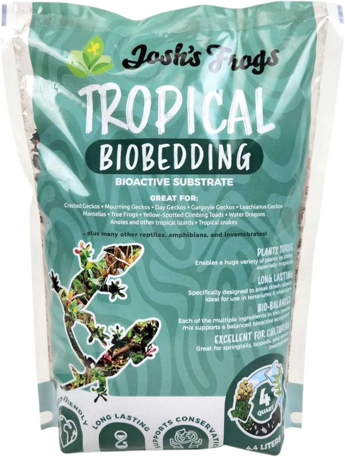 Josh's Frogs BioBedding Tropical Bioactive Substrate (10 quarts) - Image 9
