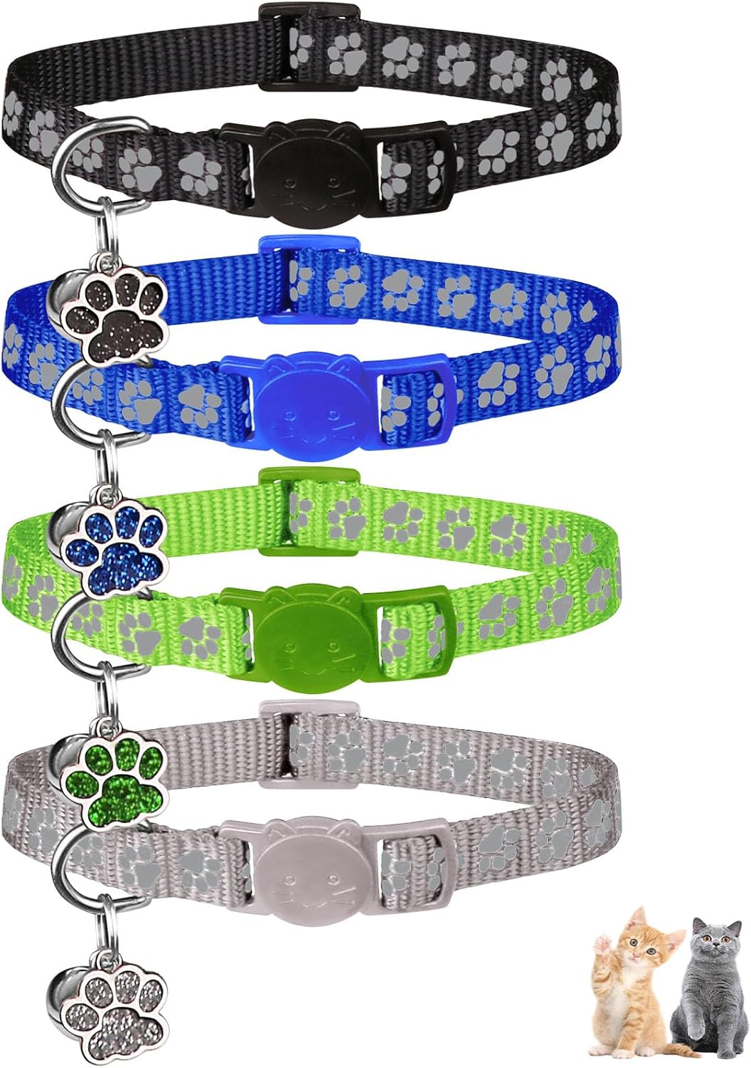 HLJ safety breakaway buckle mechanism demonstrated on hot pink cat collar