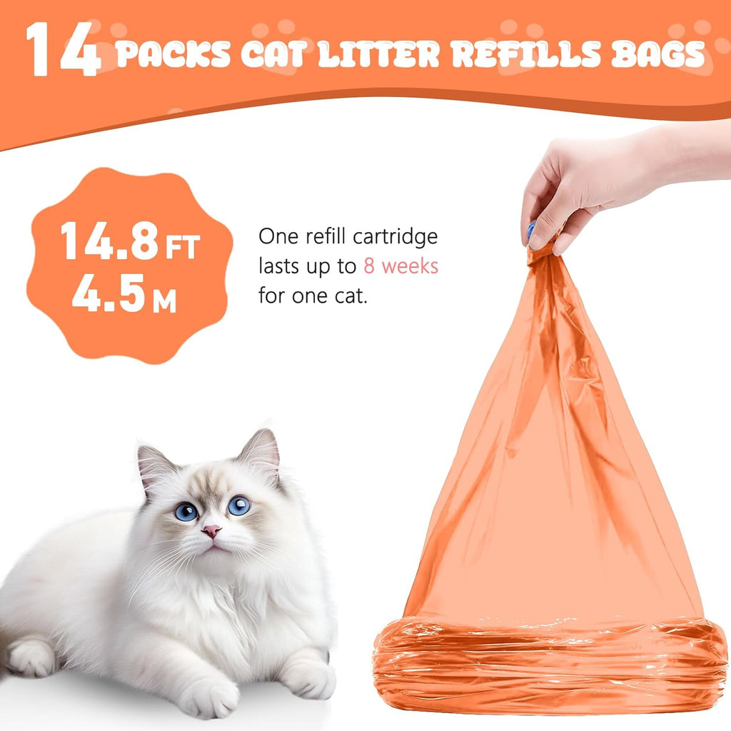 Zquilabon plant scented pet waste bags compatible with standard and plus systems.