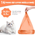 Zquilabon plant scented pet waste bags compatible with standard and plus systems.
