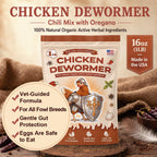 Natural Chicken Dewormer Powder, Chili Mix with Oregano for Poultry Supplement,16OZ - Image 2