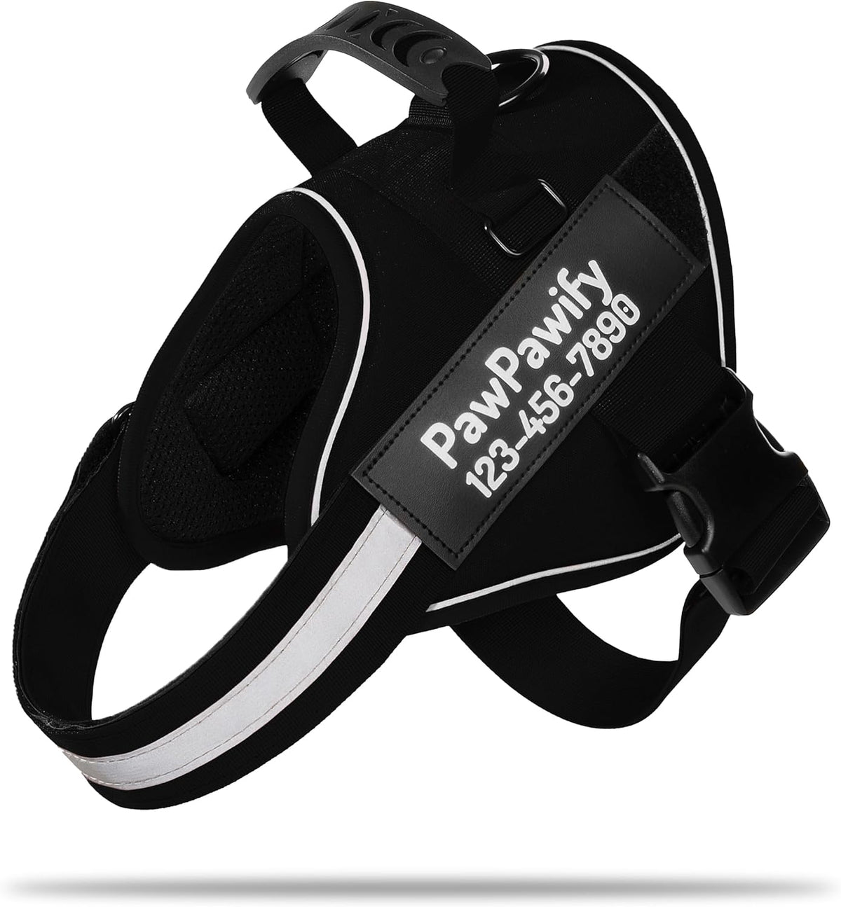 Custom No Pull Dog Harness with Name and Phone Number, Heavy Duty Personalized Pet Vest to Prevent Tugging, Pulling, or Choking, Training and Walking (Pink, S (10-19LBS)) - Image 10