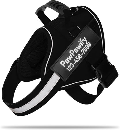 Custom No Pull Dog Harness with Name and Phone Number, Heavy Duty Personalized Pet Vest to Prevent Tugging, Pulling, or Choking, Training and Walking (Pink, S (10-19LBS)) - Image 10