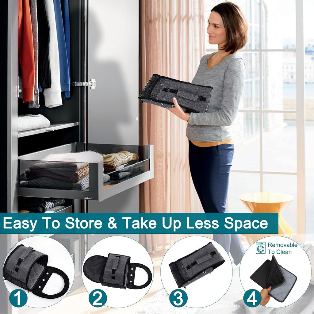 Zhilishu pet carrier top carrying handle and strap details