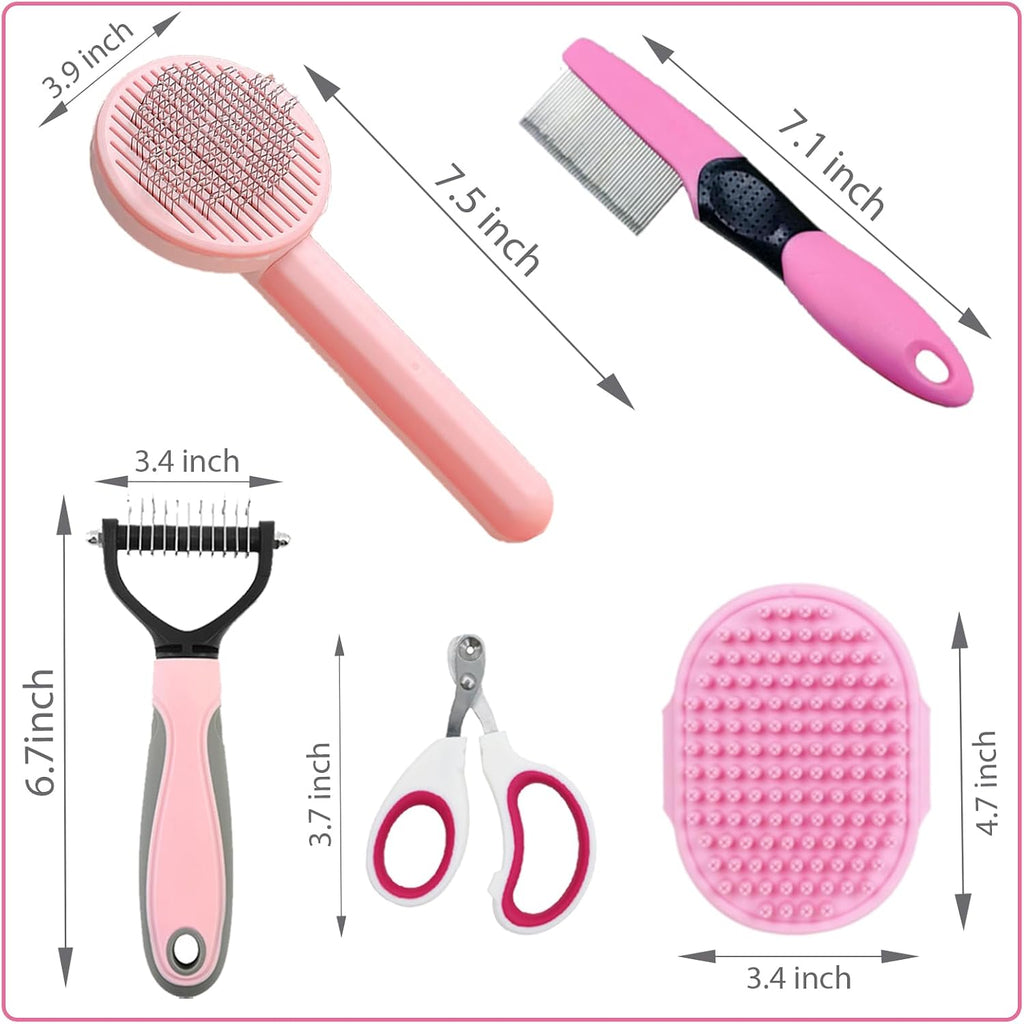 KittuPet cats shedding brush removing loose undercoat fur efficiently