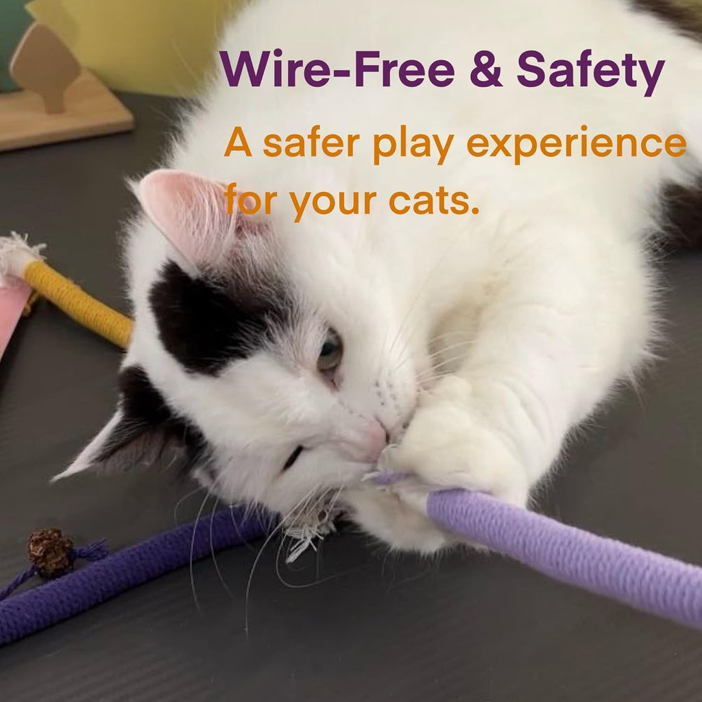 Three pack of durable cat kicker toys for kittens