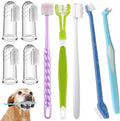 Urmyonly 7-Piece Pet Toothbrush Kit front view