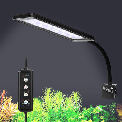 Secure clamp on aquarium bracket showing maximum glass thickness capabilities.