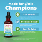 MaryRuth Organics Toddler Probiotic Liquid Drops nutritional information panel