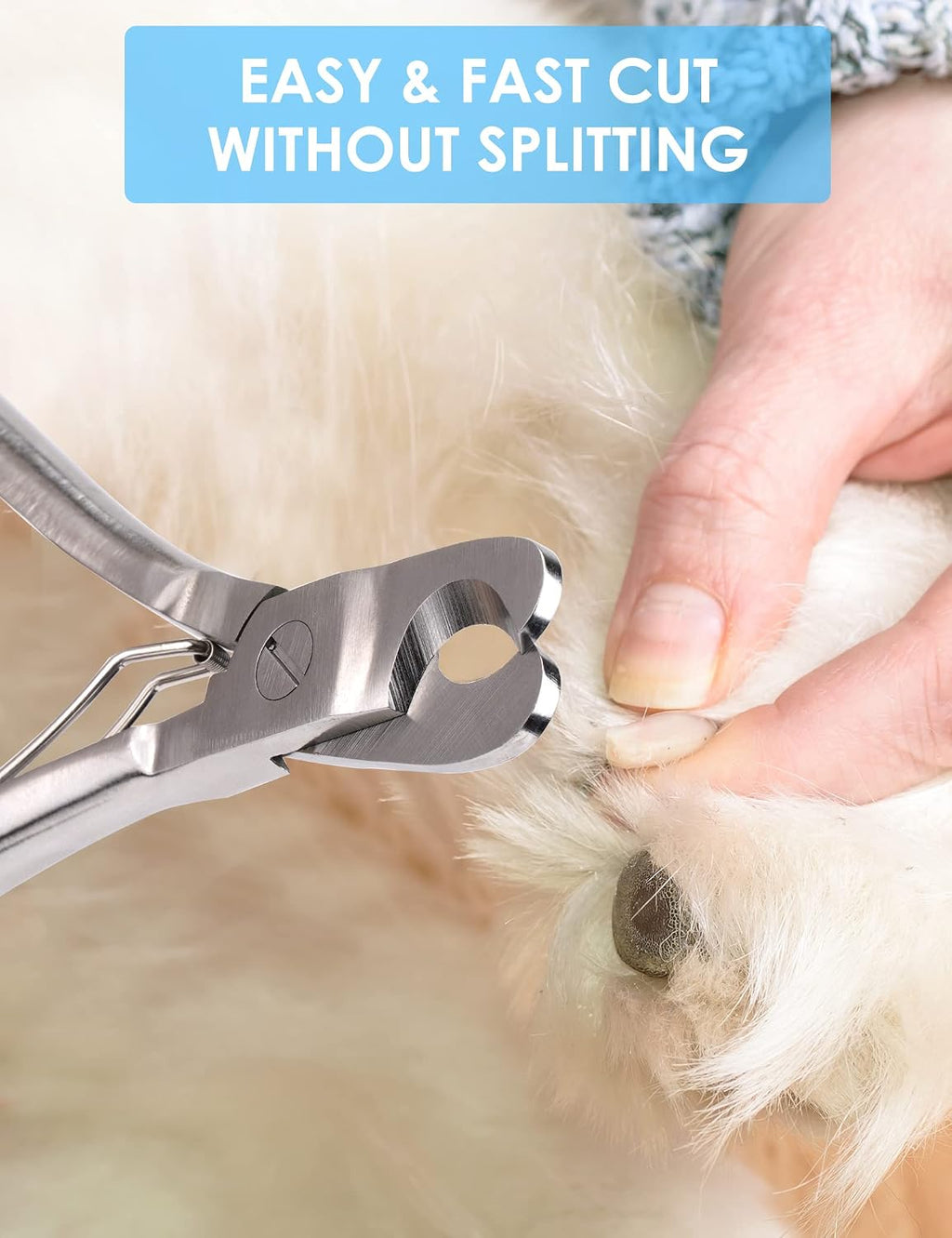 Gobeigo pet nail clipper kit with included diamond nail file