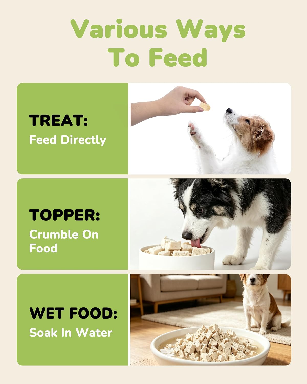 PAWUP human grade raw freeze dried chicken snacks for training rewards