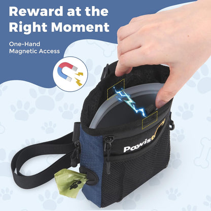 PawistaPal pet bag displaying the inner removable food grade silicone liner