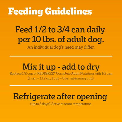 Pedigree Wet Dog Food, Choice Cuts Adult Canned Dog Food, Beef & Country Stew Multipack, 13.2 oz. Cans (12 Count, Pack of 1) - Image 10