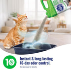 Cats Pride litter packaging showing 99 percent dust free