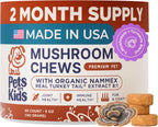 Pets are Kids Turkey Tail Mushroom for Dogs with Organic Real Turkey Tail(TM) - 8:1 Extract Mushroom Chews for Immune System Health, Gut, Skin & Joint Support - Reishi, Lion's Mane - 120 Chews - Image 10