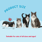 Premium Snuggle Kitty comfort aid package showing batteries and warming insert