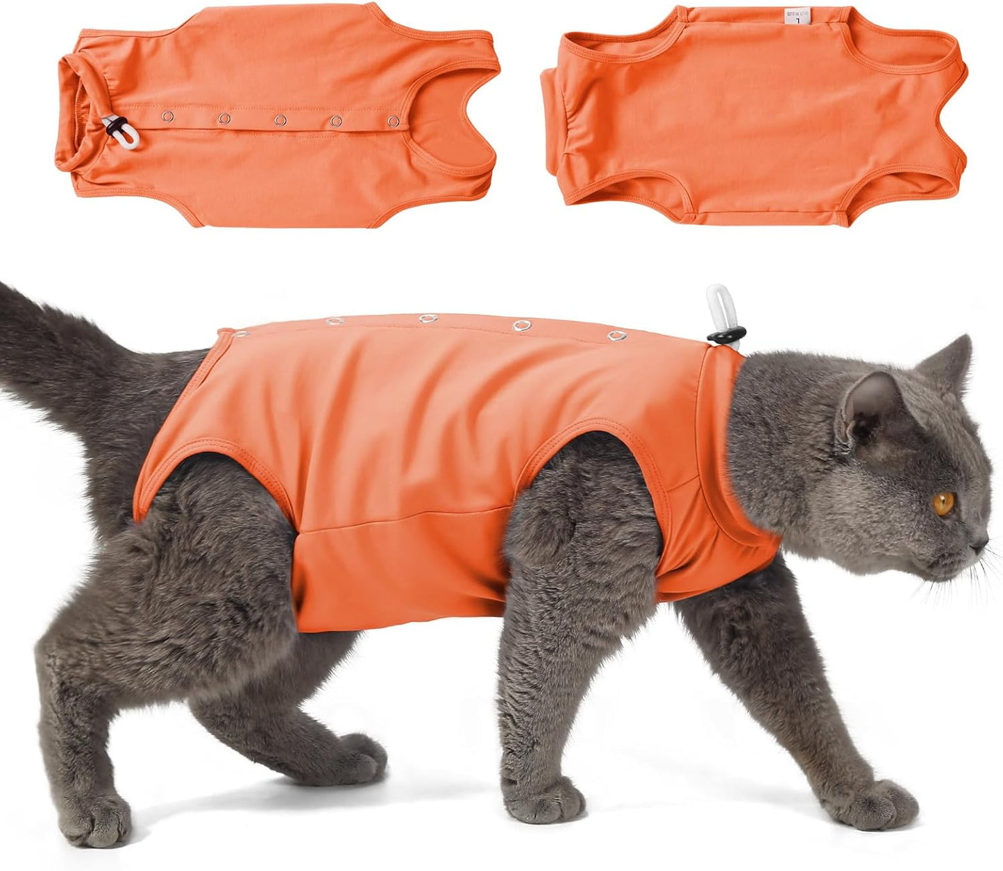 Lianzimau breathable post surgery suit back view