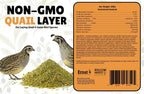 Non-GMO Quail Layer Feed 26% - Premium 10 lb Food for Laying Birds, Button Food - Image 4